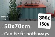 LED Bathroom Mirror 50x70cm Touch Switch