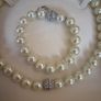Angelique Pearl Necklace & Bracelet Set Image 2