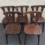 5 Wooden Chairs Image 2