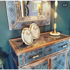 Mindy Brownes cabinet and mirror