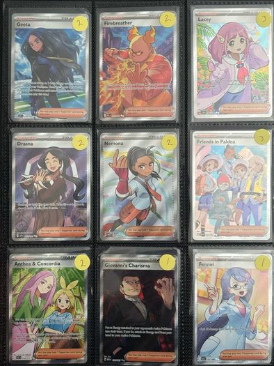 Pokemon Cards 99 Trainer Full Arts