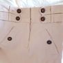 Cream High Waist Skirt - Size 6 Image 7