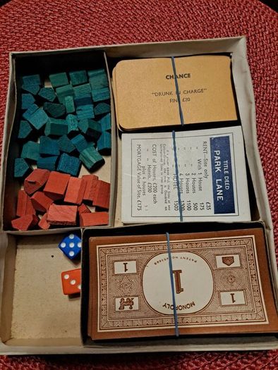 vintage monopoly set- Wartime Edition