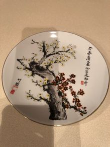 Plum Blossom Japanese Plate