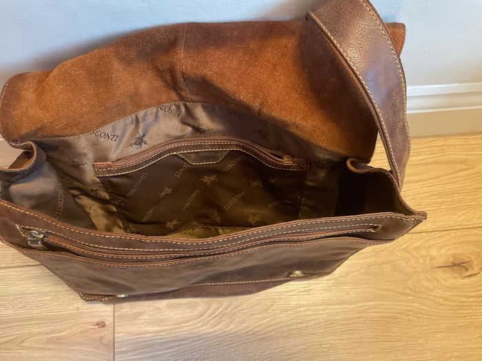 Redbreast whiskey Visconti leather Satchel type laptop bag