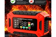 12V Smart Automatic Car Battery Charger Jump Starter Pulse Repair LCD Display - FREE DELIVERY