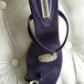 Purple dressy sandals Size 36 NEW Image 3