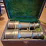 Brass Binoculars in fitted case Image 2