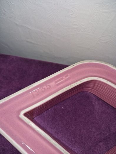 Rare Sylvac diamond shaped pink posy dish 1235