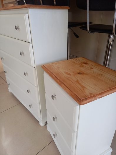 chest of drawers and matching locker