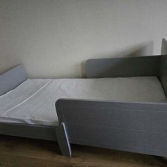 Grey toddler bed