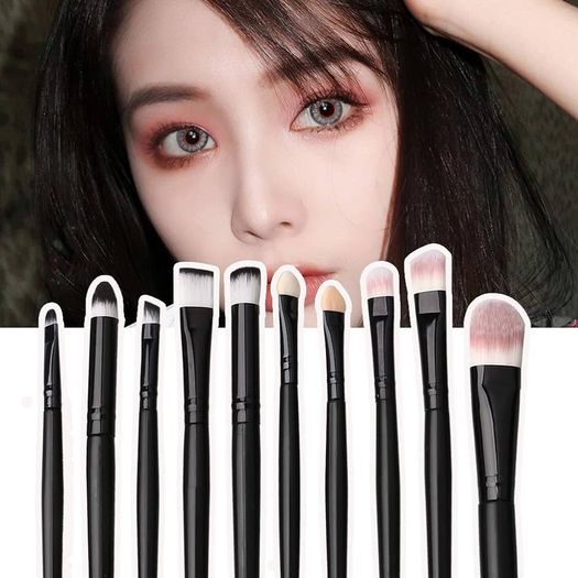 Make up Brush Set 20 PCs Professional Face Eyeliner for Foundation Blush Concealer Eyeshadow with Travel Black