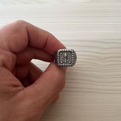 GUESS Men's Silver Ring 60mm