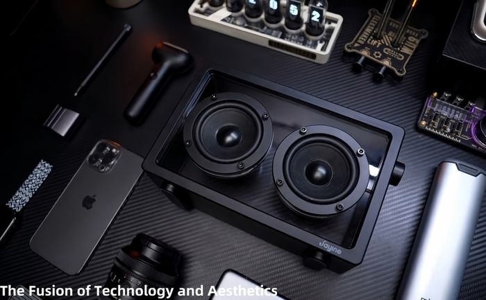 Transparent Cassette Portable Bluetooth Speaker, Minimalist Speakers Bluetooth Wireless Loud, HD Powerful Sound and Wide Compatibility for Indoor  and Outdoor