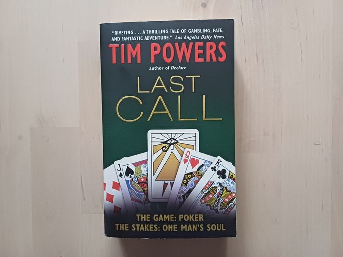 Last Call by Tim Powers (Horror Mystery American Edition Paperback 1996)