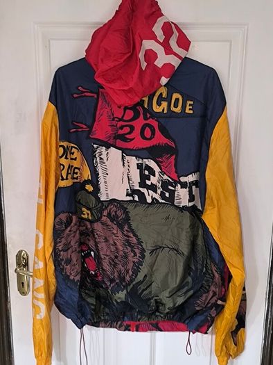 Hustle Gang lightweight windbreaker jacket size 2xl