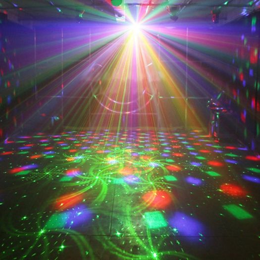 RGB Magic Disco Led Ball Laser Projector Party Light Music Stage Lighting for DJ Bar Club Home