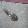 Pandora Disney Tinker Bell heart dangle charm features a sparkling pave-set cubic zirconia in good condition Image 2
