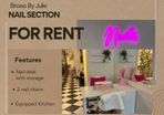 Nail section for rent