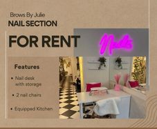 Nail section for rent