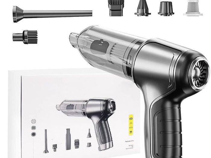Powerful Car Vacuum Cleaner Wet/Dry Cordless Strong Suction Handheld Cleaning