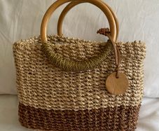Vintage Nine West Woven Handbag
