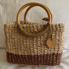 Vintage Nine West Woven Handbag