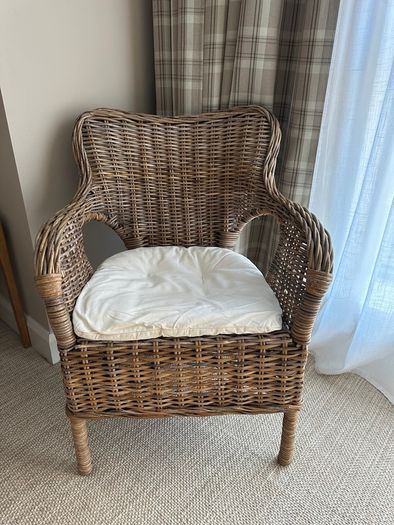 IKEA Byholma Wicker Armchair