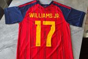 Spain Home jersey WC 26 (2 star version) WilliamsJr#17