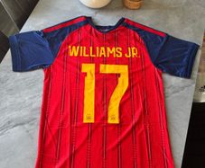 Spain Home jersey WC 26 (2 star version) WilliamsJr#17