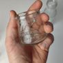 213 - Set of 5 Vintage Clear Glass Decorative Collectible Bottles Image 5