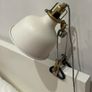 White vintage bedside lamp with plug x 2 Image 3