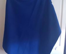 Vibrant Royal Blue Poncho