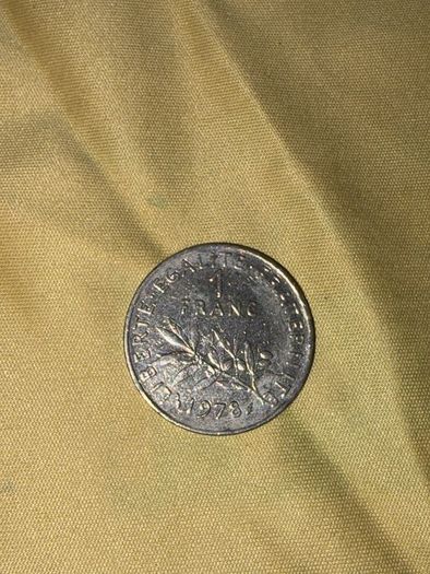 1978 French 1 Franc Coin