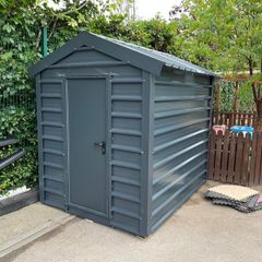 Steel garden sheds