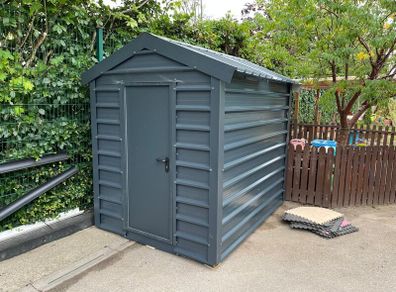 Steel garden sheds