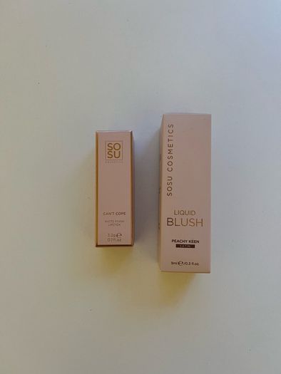 SOSU Liquid Blush and Lipstick
