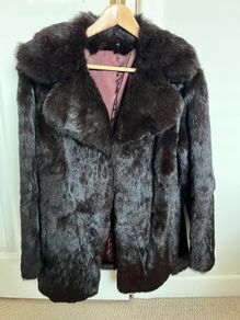 Stunning vintage Coney fur jacket .