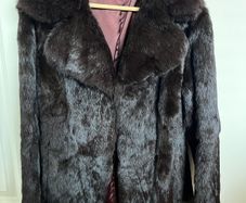 Stunning vintage Coney fur jacket .