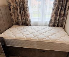 Single storage bed