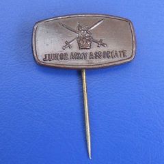 Junior Army Associate - stickpin badge