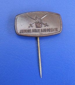 Junior Army Associate - stickpin badge