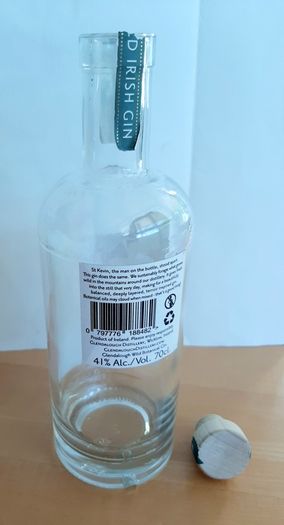 Empty gin bottle (Glendalough)