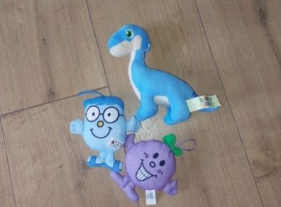 x3 Bundle - Mr. Men & Little Miss & Dinosaur