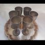 vintage silver goblets Image 4
