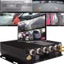 Car 4CH DVR Camera Security Video Recorder Rear View Kit Image 4