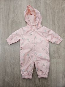 NEW F&F Baby fleece-lined puddle suit