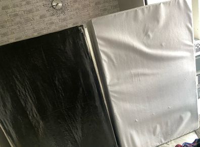 Free king size bed and base