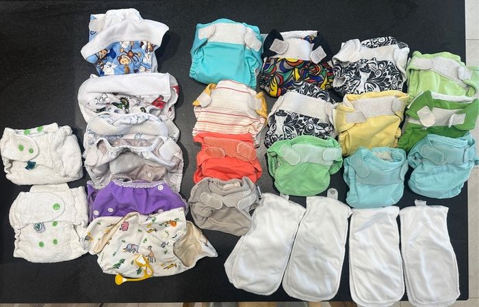 Newborn cloth nappy bundle