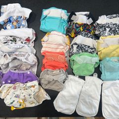 Newborn cloth nappy bundle